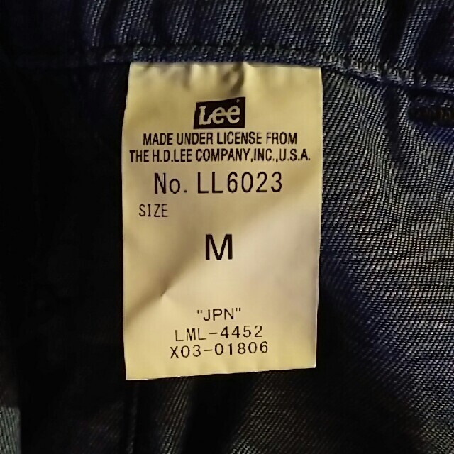 Lee(リー)のMサイズ LA006 オーバーオール FRENCH OVER ALL サロペット レディースのパンツ(サロペット/オーバーオール)の商品写真