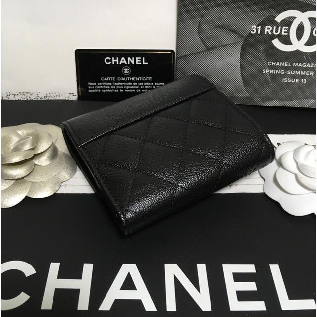 CHANEL(シャネル)のあっき様専用♡超美品♡シャネル ダブルココ 三つ折り財布 正規品 レディースのファッション小物(財布)の商品写真