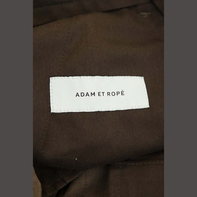 Adam et Rope'(アダムエロぺ)のアダムエロペ 20SS テーパードパンツ タック ジッパーフライ S 茶 メンズのパンツ(スラックス)の商品写真