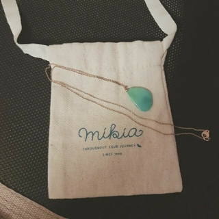 mikia ミキア k10 10金 yg ネックレス ターコイズ トルコ石
