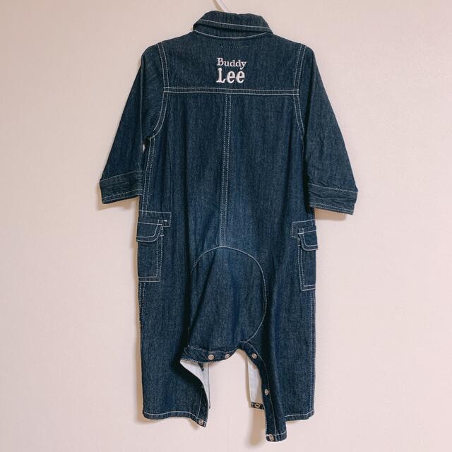 Lee(リー)のデニムロンパース キッズ/ベビー/マタニティのベビー服(~85cm)(ロンパース)の商品写真