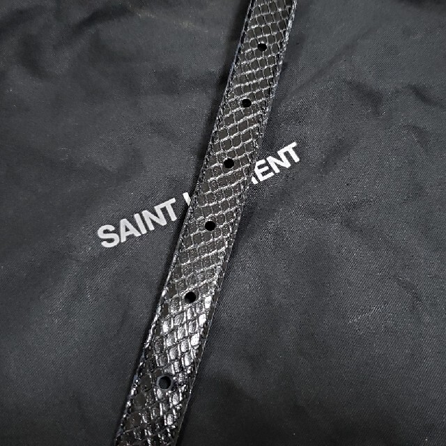 Saint Laurent(サンローラン)のSAINT LAURENT サンローラン 蛇柄ベルト イヴ・サンローラン YSL メンズのファッション小物(ベルト)の商品写真