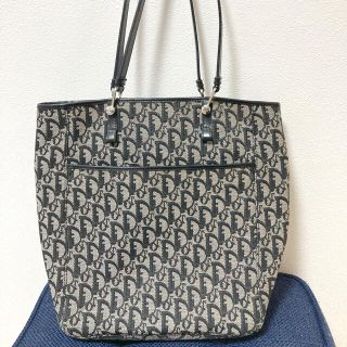 クリスチャンディオール(Christian Dior)の【美品】オールドディオール　トロッター　トートバッグ(トートバッグ)