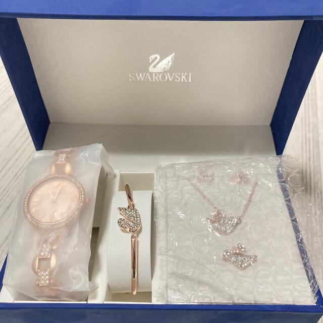 SWAROVSKI スワロフスキー スワン アクセサリー5点セット SWAROVSKI スワロフスキー スワン アクセサリー5点セット