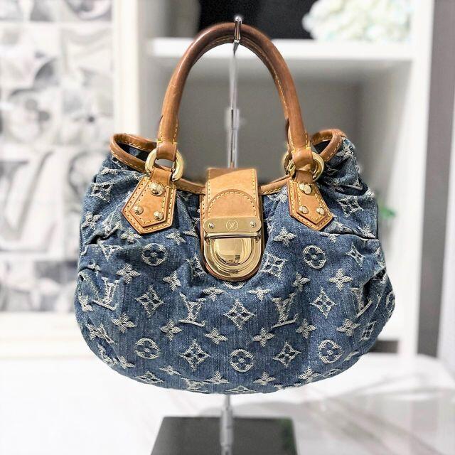上品なスタイル LOUIS ルイヴィトン モノグラムデニム プリーティ