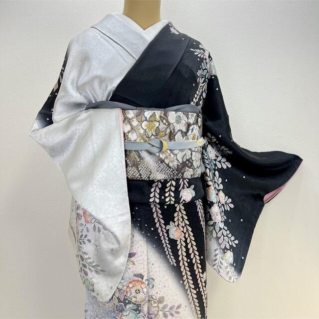 定番入荷 美品【辻ヶ花 】絞り染め訪問着 正絹 袷 大寸法 s471 - 通販