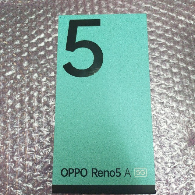 開通テスト済 OPPO Reno５ A 5G残債なしSIMフリー アイスブルー