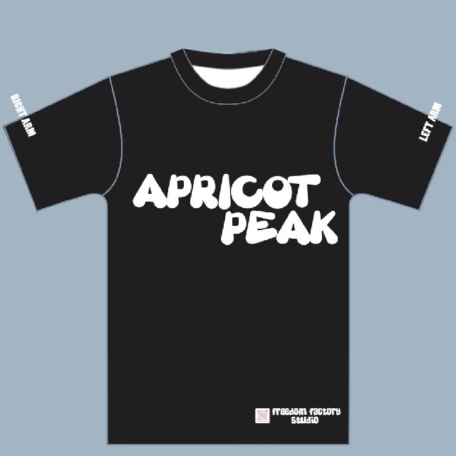 Apricot-Peak パロディ Tシャツ 男女兼用 ブランド 送料無料