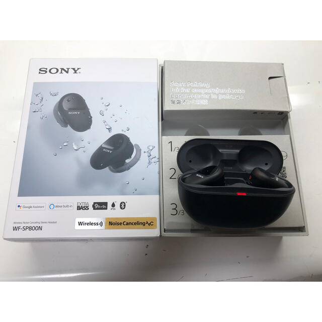 SONY 完全ワイヤレスイヤホン ブラック WF-SP800N(B)