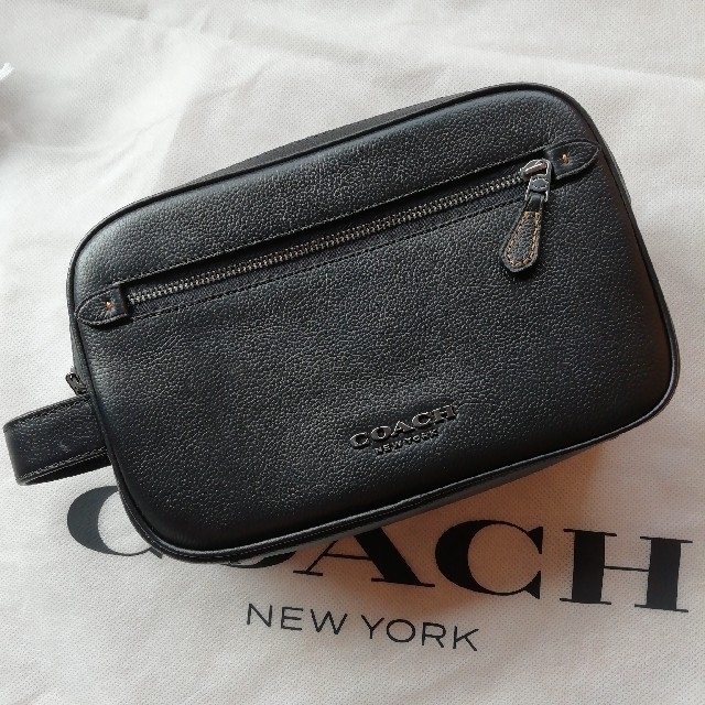 COACH(コーチ)の正規直営店購入　コーチ　レザー　セカンドバッグ　クラッチバッグ　新品、袋付き メンズのバッグ(セカンドバッグ/クラッチバッグ)の商品写真