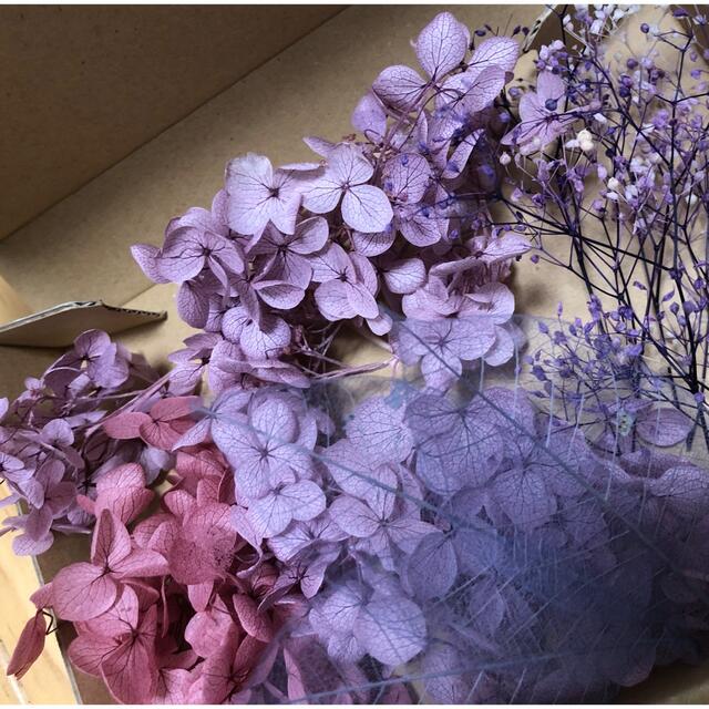【パープル系】花材詰め合わせ ハンドメイドのフラワー/ガーデン(プリザーブドフラワー)の商品写真