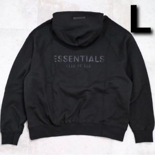 フィアオブゴッド(FEAR OF GOD)の美品！FOG ESSENTIALS  パーカー　L(パーカー)