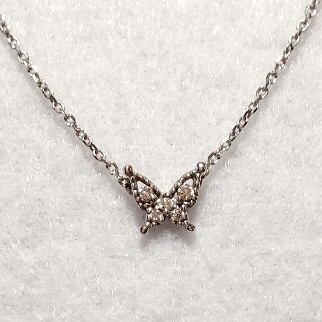 NOJESS - 美品☆ノジェス☆K10ダイヤ☆蝶☆バタフライネックレス