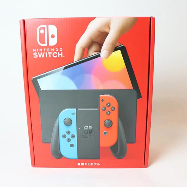 貿易保証 Nintendo Switch 有機ELモデル ネオンブルー/ ネオンレッド ...