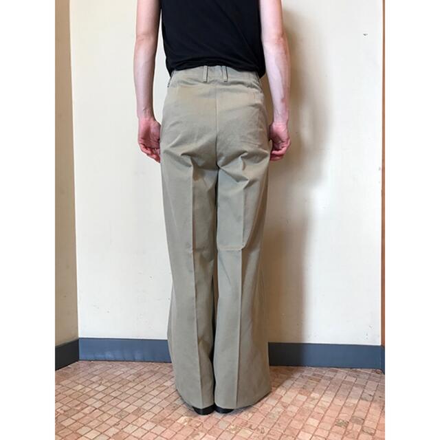 大特価格安 オーラリー WASHED FINX CHINO WIDE TUCK PANTSの通販 by