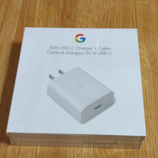 グーグル(Google)の☆年末セール★今得Google 30W USB-C Charger+ケーブル(バッテリー/充電器)