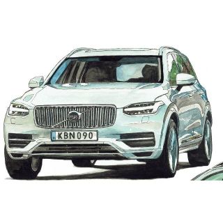 Volvo - GC-487ボルボXC-90/V50限定版画サイン額装作家平右ヱ門の通販 ...