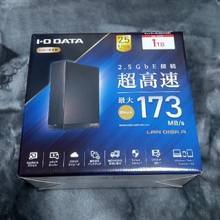 アイオーデータ(IODATA)のIODATA　NAS ネットワークハードディスク　1TB(PC周辺機器)