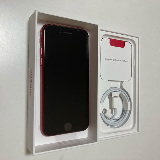 iPhone SE 第2世代 (SE2)　新品　SIMフリー　本体　レッド 3