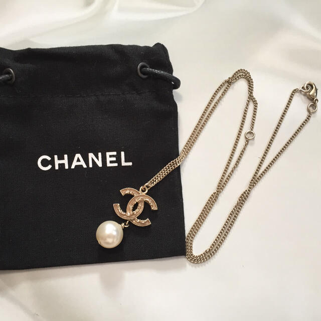 アクセサリーCHANEL  ネックレス  ココマーク  パール