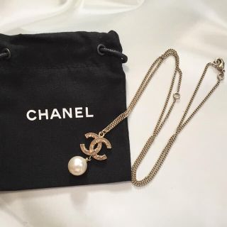 シャネル(CHANEL)のCHANEL  ネックレス  ココマーク  パール(ネックレス)