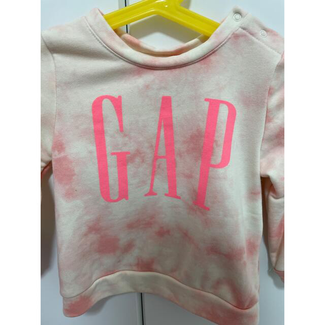 babyGAP(ベビーギャップ)のgapBaby タイダイ柄トレーナー キッズ/ベビー/マタニティのベビー服(~85cm)(トレーナー)の商品写真