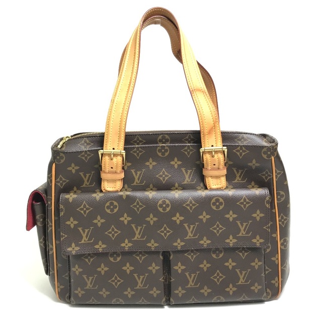 熱販売 - VUITTON LOUIS ルイヴィトン ブラウン/レッド モノグラム