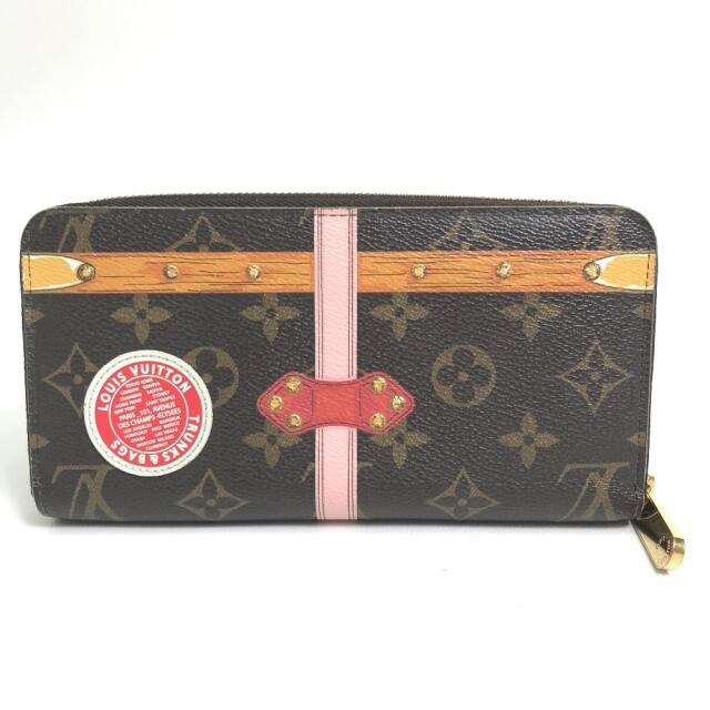 ルイヴィトン LOUIS VUITTON ジッピーウォレット M62616 モノグラム サマートランク 長財布 モノグラムキャンバス ブラウン