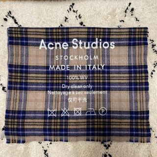 アクネ(ACNE)の(ellさま専用)アクネストゥディオス ストール マフラー 大判 ロゴ(マフラー/ショール)