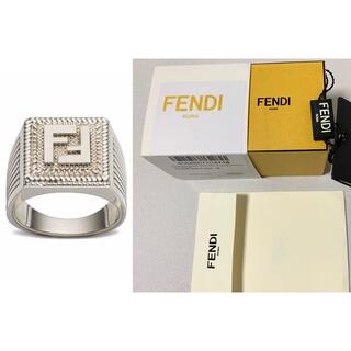 フェンディ(FENDI)の新品【 FENDI フェンディ 】FFギロッシュ リング M シルバー(リング(指輪))
