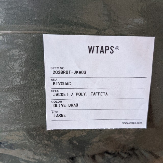 20AW wtaps BIVOUAC | themayura.com