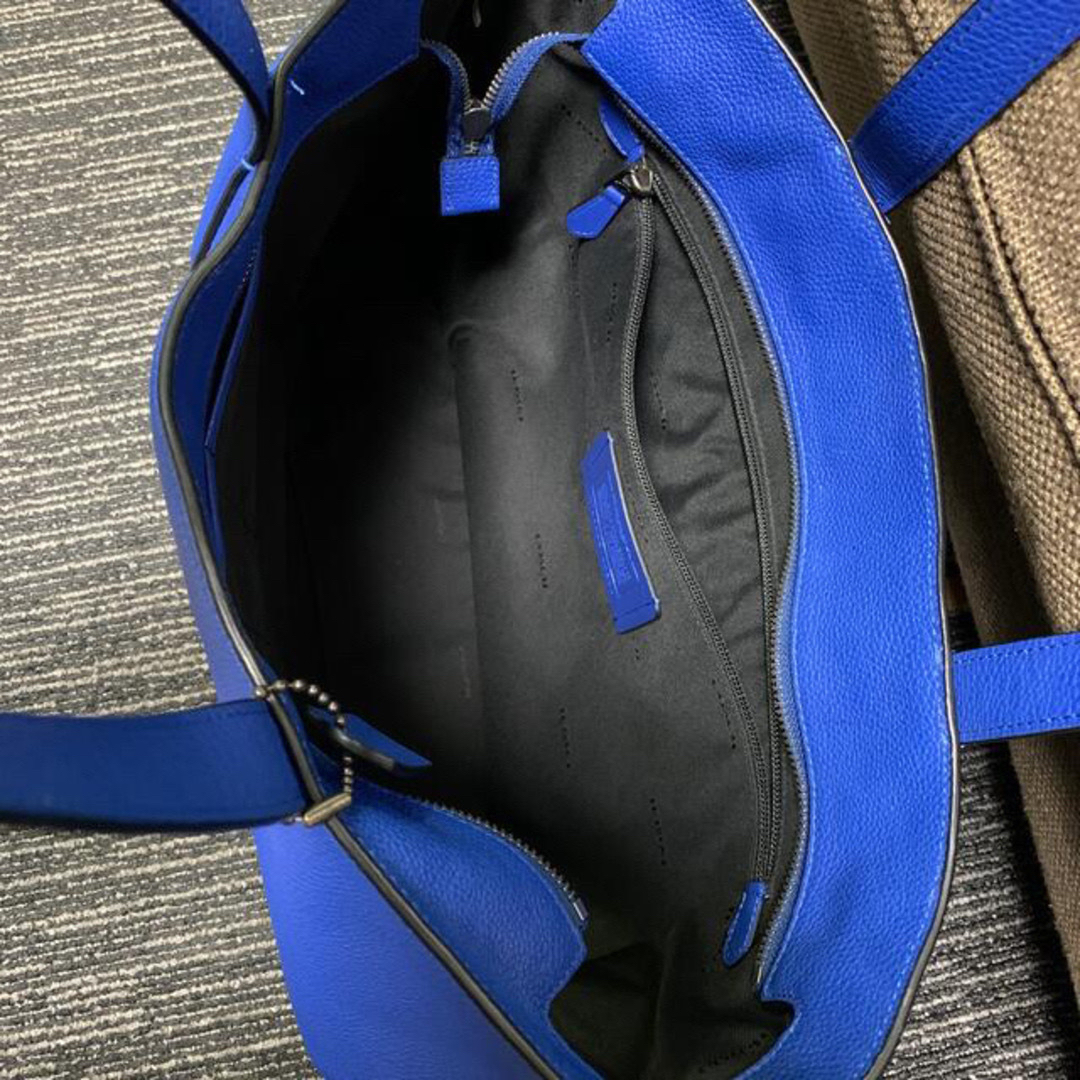 COACH コーチ メトロポリタン トートバッグ ブルー の通販 by