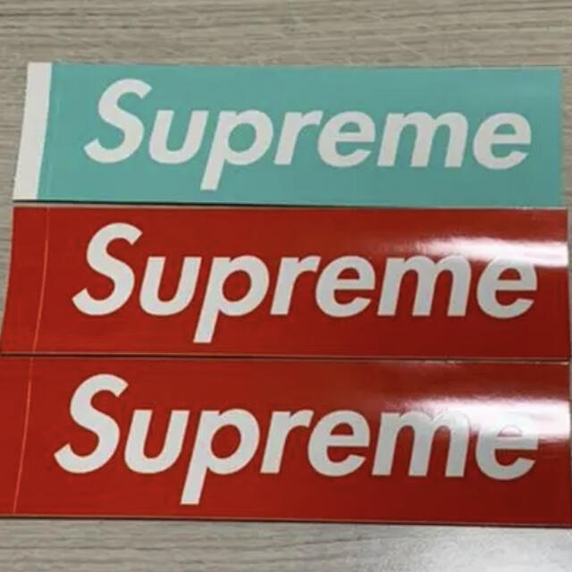 Supreme(シュプリーム)の枚数相談受付ます　supreme シュプリーム ステッカー　Tiffany  ハンドメイドの文具/ステーショナリー(しおり/ステッカー)の商品写真