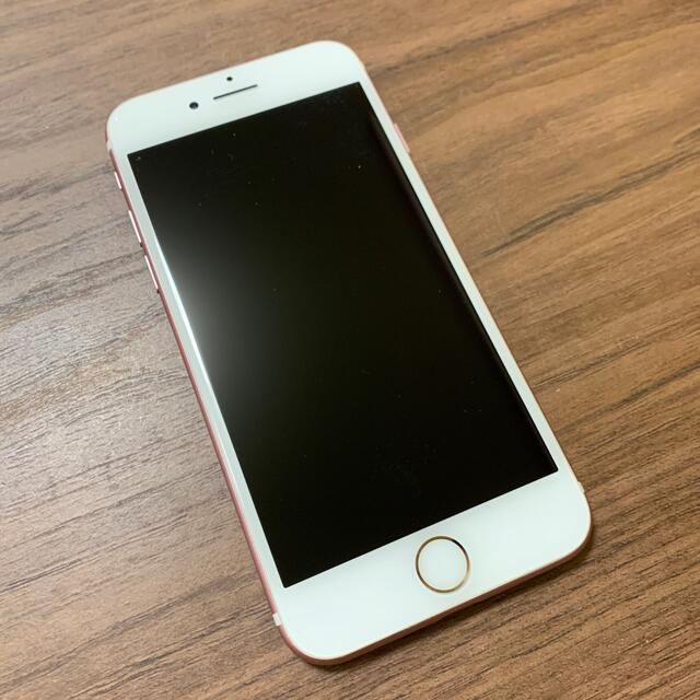 iphone7 128GB ピンクゴールド SIMフリー バッテリー100