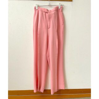 ビューティアンドユースユナイテッドアローズ(BEAUTY&YOUTH UNITED ARROWS)の6 ROKU georgette tuck pants ピンク　(カジュアルパンツ)