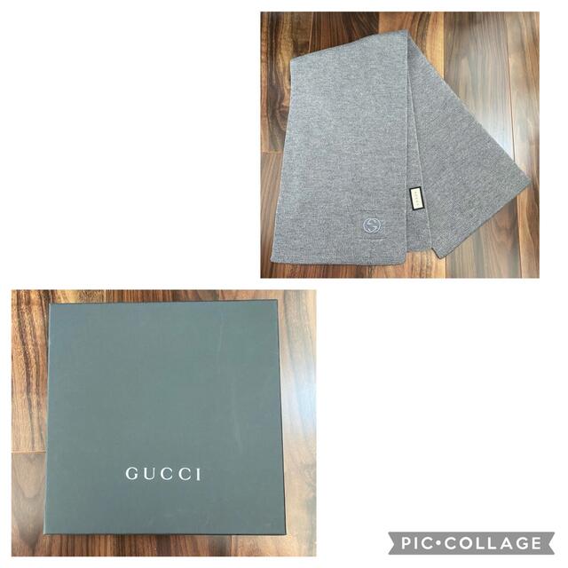 Gucci(グッチ)のpochi様　GUCCI グッチ 新品　未使用　マフラー　プレゼント　ギフト メンズのファッション小物(マフラー)の商品写真