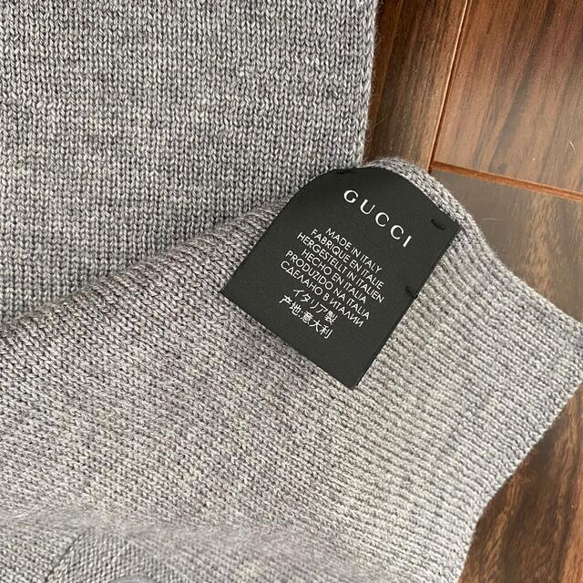 Gucci(グッチ)のpochi様　GUCCI グッチ 新品　未使用　マフラー　プレゼント　ギフト メンズのファッション小物(マフラー)の商品写真