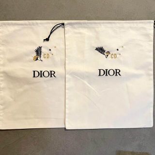 ディオール(Dior)の[はん様専用] Dior ノベルティ 巾着ポーチ 2枚セット(ノベルティグッズ)