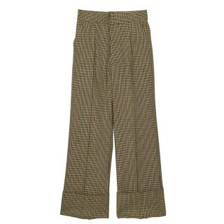 アメリヴィンテージ(Ameri VINTAGE)の925様専用　CHECK ROLL UP WIDE PANTS(カジュアルパンツ)