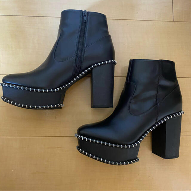定番正規品】 moussy - moussy マウジー ウッドソール woodsole ブーツ
