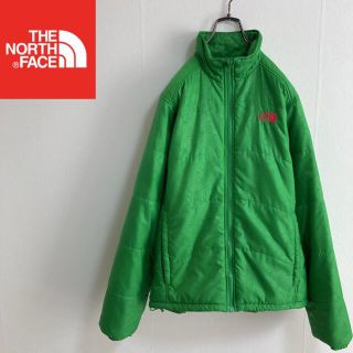 ザノースフェイス(THE NORTH FACE)の美品☆ ノースフェイス キルティングジャケット グリーン XXL(ブルゾン)