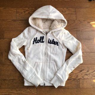 ホリスター(Hollister)のホリスター ボアパーカー　ホワイト(ジャケット/上着)