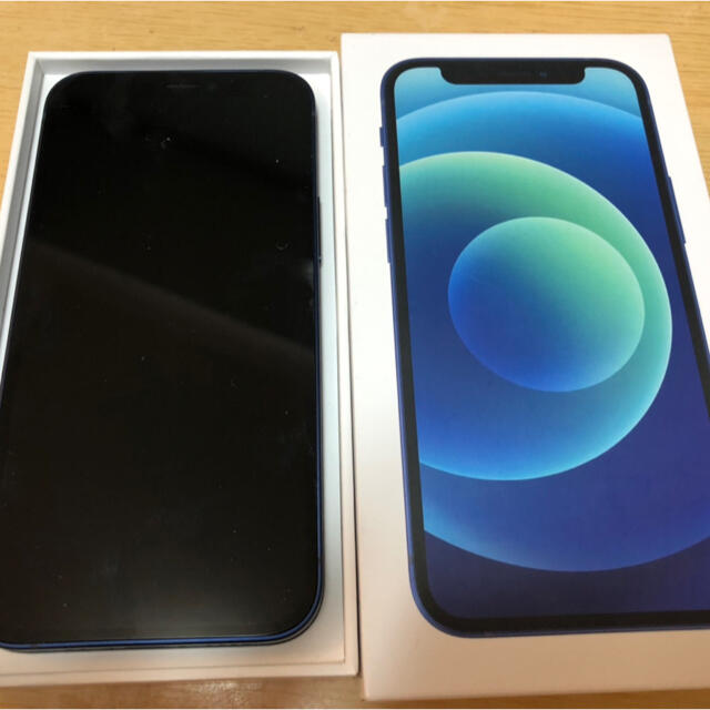 Apple(アップル)の【新品未使用】iPhone12 mini 64GB ブルー　SIMフリー  スマホ/家電/カメラのスマートフォン/携帯電話(スマートフォン本体)の商品写真