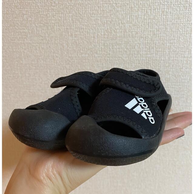 【春物SALE】adidas サンダル キッズ/ベビー/マタニティのベビー靴/シューズ(~14cm)(サンダル)の商品写真