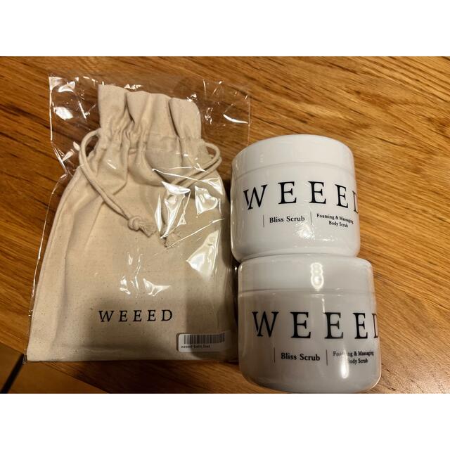 希少!!】 yunmama スクラブ2個セット+ブラシ WEEED ボディソープ 希少!!】 yunmama スクラブ2個セット+ブラシ WEEED ボディソープ