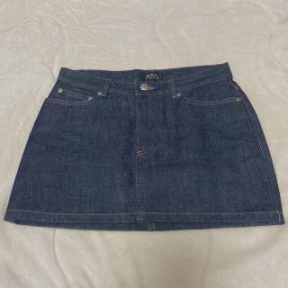 アーペーセー(A.P.C)のa.p.c ミニスカート　デニム　36(ミニスカート)