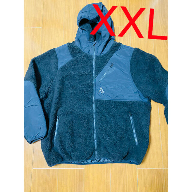 supremeHUF ボアパーカー　美品　XXL ブラック