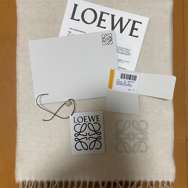 LOEWE バイカラー スカーフ (ウール＆カシミヤ)