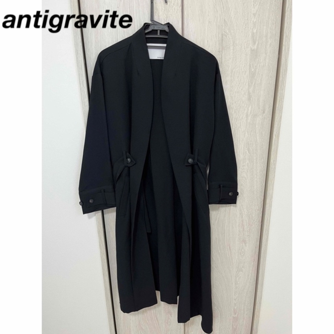 antigravite アシンメトリー ロング コート　ジャケット　ノーカラー