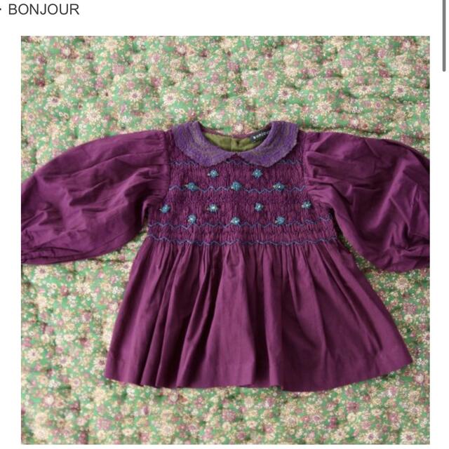 Bonpoint(ボンポワン)のbonjour diary ブラウス キッズ/ベビー/マタニティのキッズ服女の子用(90cm~)(ブラウス)の商品写真